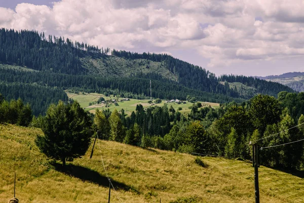 Krajobraz Naturalny Karpat Ukraina — Zdjęcie stockowe