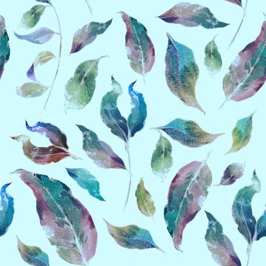 Suluboya yaprak doku, sorunsuz doku