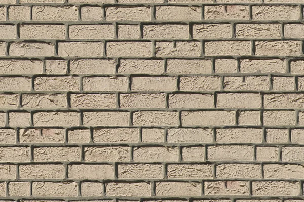 Béžová Světle Hnědých Cihel Cihel Kamenné Malty Štukové Zdi Pozadí — Stock fotografie