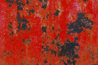 renkli paslı metal demir plaka grunge duvar arka plan zemin yüzeyi