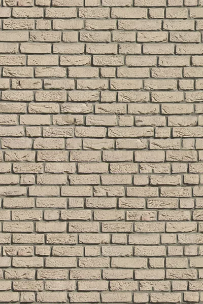 ベージュの明るい茶色の煉瓦レンガ石モルタル漆喰壁背景背景の表面 — ストック写真