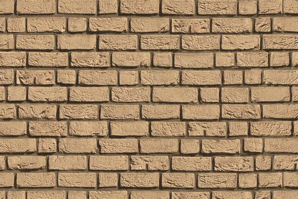 Beige Hellbraun Ziegel Stein Mörtel Stuck Wand Hintergrund Oberfläche — Stockfoto