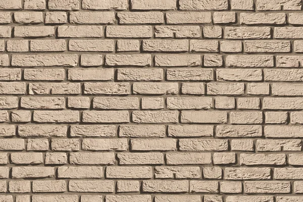 Beige Hellbraun Ziegel Stein Mörtel Stuck Wand Hintergrund Oberfläche — Stockfoto