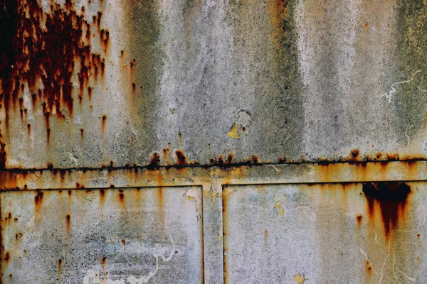 Colorido Enferrujado Metal Ferro Placa Grunge Parede Fundo Fundo Superfície — Fotografia de Stock
