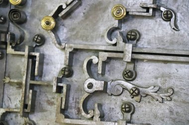gri paslı oxidian metal demir plaka grunge duvar arka plan duvar kağıdı zemin