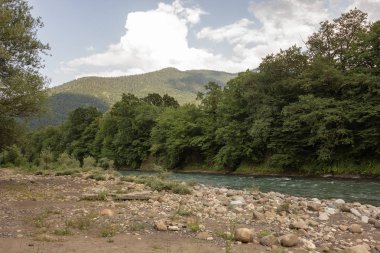 Nehir dağ kökenli temiz su yaz.