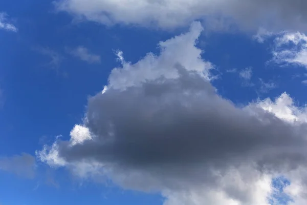 Cielo Azul Con Nube Tono Blanco Negro Fondo — Foto de Stock