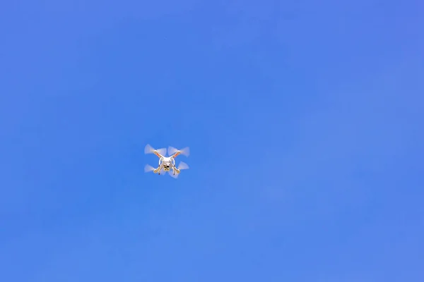 Drone Vlucht Voorbereiding Inspectie Van Het Bos — Stockfoto