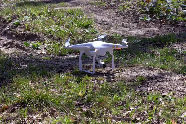 Drone flight preparation and inspection of the forest
