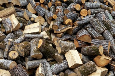 Ahşap Ev Isıtma için doğal bir malzemedir.