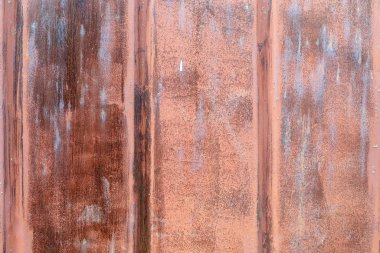 Çit eski demir - pas-doku, yakın çekim.