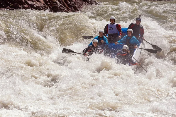 Región Maikop Adigeia Federación Rusa 2017 Deportes Recreación Río Montaña —  Fotos de Stock