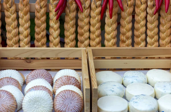 Tenth Anniversary Festival Adygea Cheese National Cheeses Prepared According Ancient — Stock Photo, Image