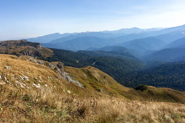 Panorama Des Montagnes Automne Lieu Repos Voyage Sein Nature Dans — Photo