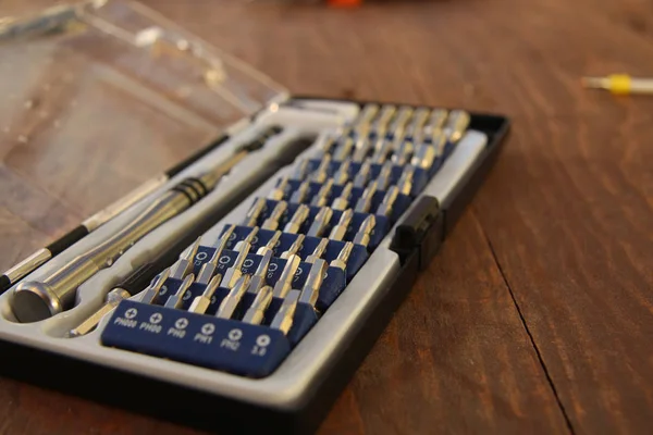 electronics repair tool on the table