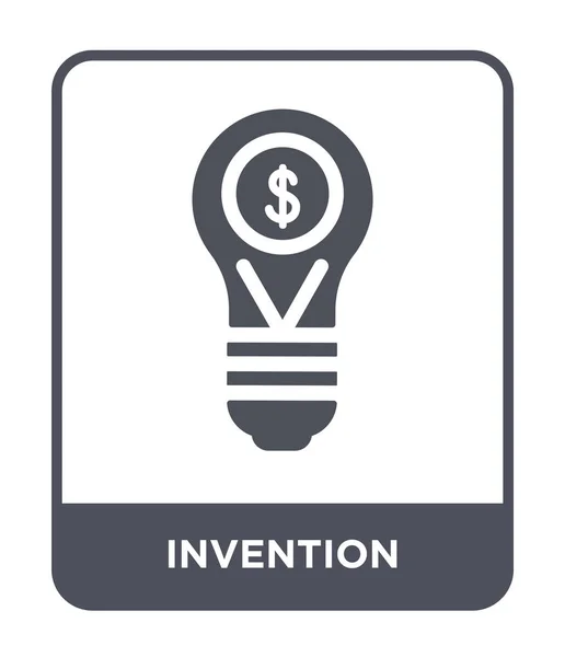 Ícone Invenção Estilo Design Moderno Ícone Invenção Isolado Fundo Branco —  Vetores de Stock