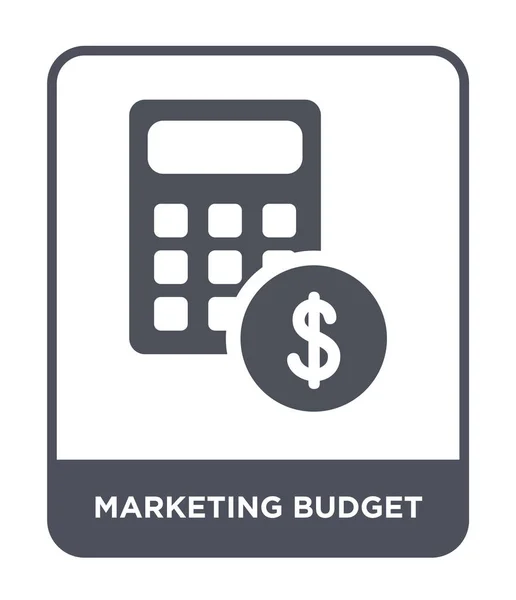 Icona Del Budget Marketing Stile Design Alla Moda Icona Bilancio — Vettoriale Stock