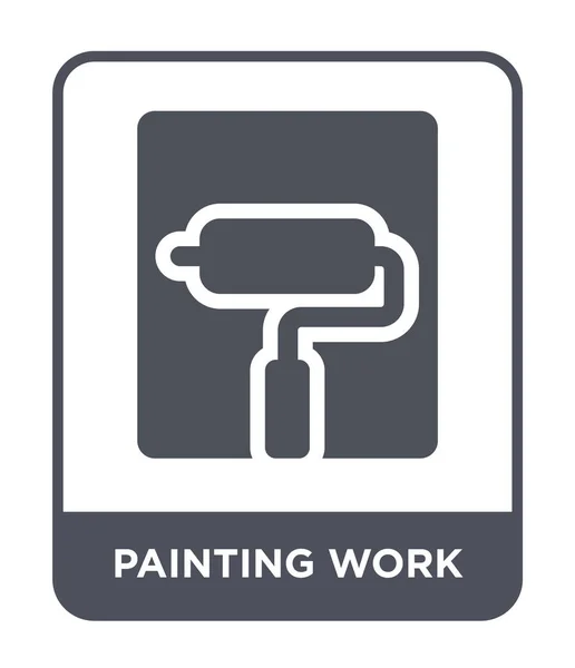 Painting Work Icon Trendy Design Style Painting Work Icon Isolated — Stock Vector
