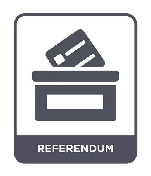 Pictogram Van Het Referendum Trendy Stijl Referendum Pictogram Geïsoleerd Een — Stockvector