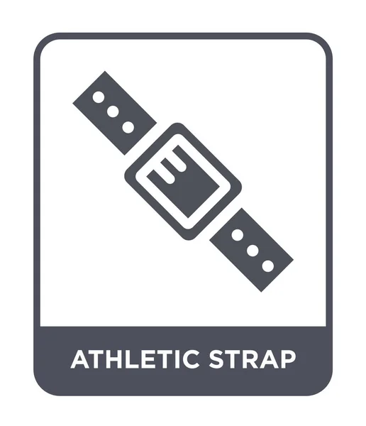 Athletische Armband Ikone Trendigen Design Stil Sportliches Armband Symbol Isoliert — Stockvektor