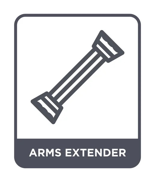 Extensor Brazos Icono Estilo Diseño Moda Extender Brazos Icono Aislado — Vector de stock