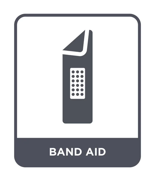 トレンディなデザイン スタイルのバンド援助アイコン バンド援助のアイコンが白い背景に分離されました バンド援助ベクトル アイコン シンプルでモダンなフラットの記号 — ストックベクタ