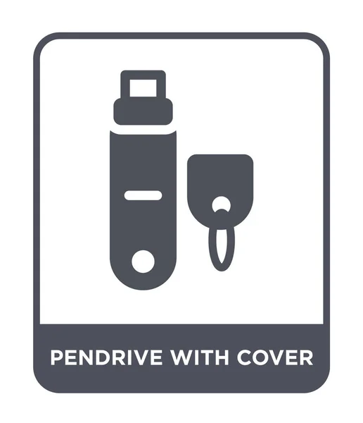 디자인 스타일 아이콘으로 Pendrive입니다 바탕에 아이콘으로 Pendrive입니다 아이콘 현대적인 Pendrive — 스톡 벡터