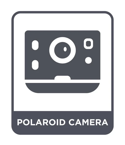 Polaroid Camera Icoontje Trendy Stijl Polaroid Camera Icoontje Geïsoleerd Een — Stockvector