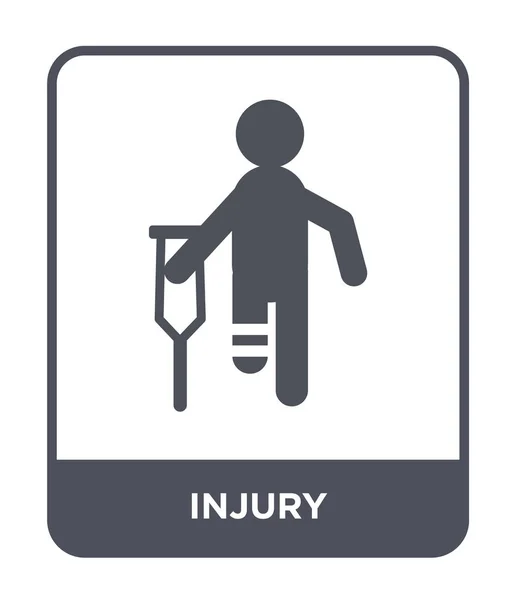 Injury Icon Trendy Design Style Injury Icon Isolated White Background — Stock Vector