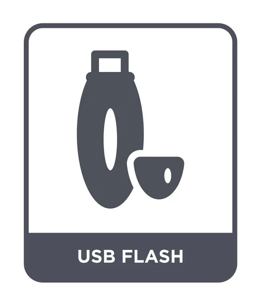 Modaya Uygun Bir Tasarım Tarzı Usb Flash Simgesi Usb Flash — Stok Vektör