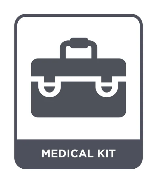 トレンディなデザイン スタイルの医療キットのアイコン 医療キット アイコンを白い背景に分離します 医療キット ベクトル アイコン シンプルでモダンなフラット記号 — ストックベクタ