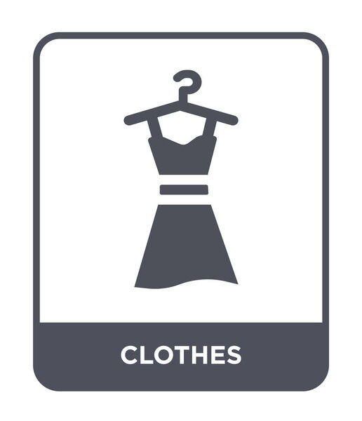 clothes icon in trendy design style. clothes icon isolated on white background. clothes vector icon simple and modern flat symbol.
