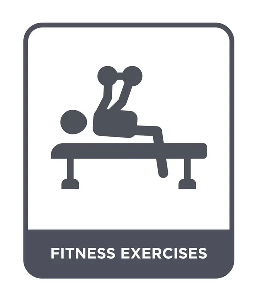 Ejercicios Fitness Icono Estilo Diseño Moda Ejercicios Fitness Icono Aislado — Archivo Imágenes Vectoriales