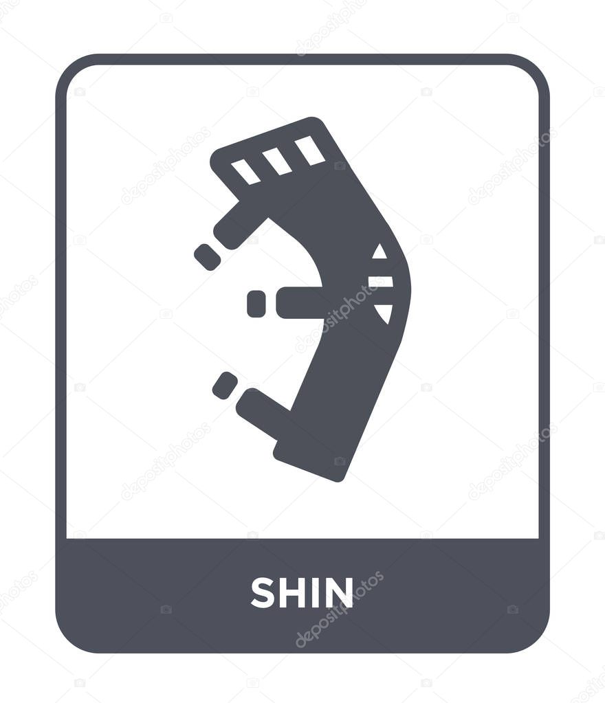 shin icon in trendy design style. shin icon isolated on white background. shin vector icon simple and modern flat symbol for web site, mobile, logo, app, UI. shin icon vector illustration, EPS10.