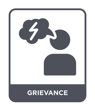 grievance icon in trendy design style. grievance icon isolated on white background. grievance vector icon simple and modern flat symbol. clipart