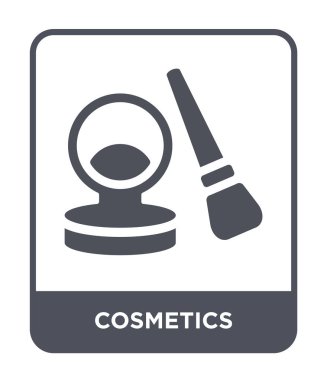 modaya uygun bir tasarım tarzı kozmetik simgesi. Beyaz arka plan üzerinde izole kozmetik simgesi. Kozmetik vektör simgesi basit ve modern düz sembolü.