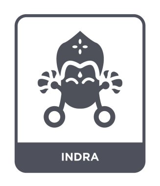 modaya uygun bir tasarım tarzı Indra simgesi. Beyaz arka plan üzerinde izole Indra simgesi. Indra vektör simgesi basit ve modern düz simgesi web sitesi, mobil, logo, app, UI. Indra simge vektör çizim, Eps10.