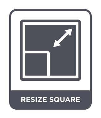 resize square icon in trendy design style. resize square icon isolated on white background. resize square vector icon simple and modern flat symbol. clipart