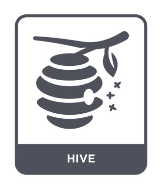 modaya uygun bir tasarım tarzı kovan simgesi. Beyaz arka plan üzerinde izole kovan simgesi. kovan vektör simgesi basit ve modern düz simgesi web sitesi, mobil, logo, app, UI. simge vektör çizim, Eps10 kovan.