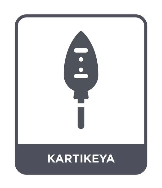 Ícone Kartikeya Estilo Design Moderno Ícone Kartikeya Isolado Fundo Branco —  Vetores de Stock