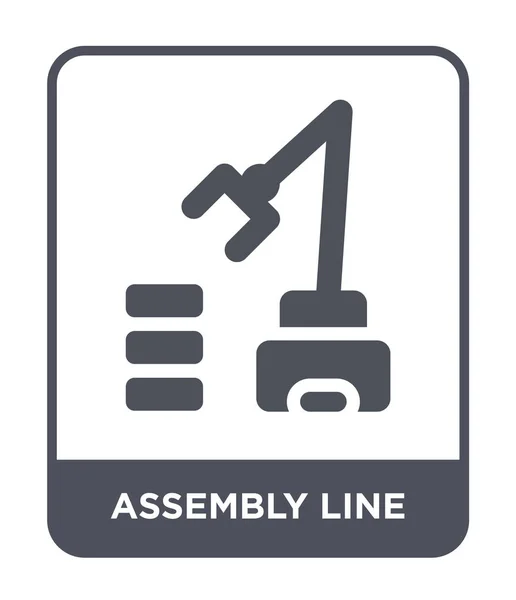 Assembly Line Icon Trendy Design Style Assembly Line Icon Isolated — Stock Vector