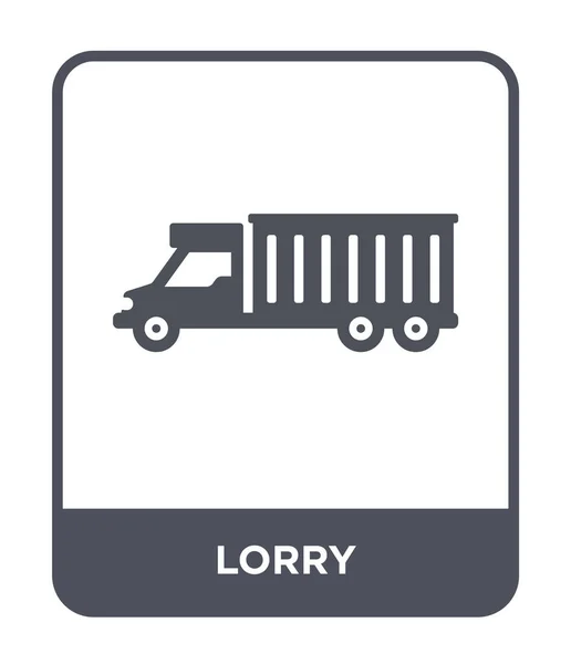 Lorry Icon Trendy Design Style Lorry Icon Isolated White Background — Stock Vector