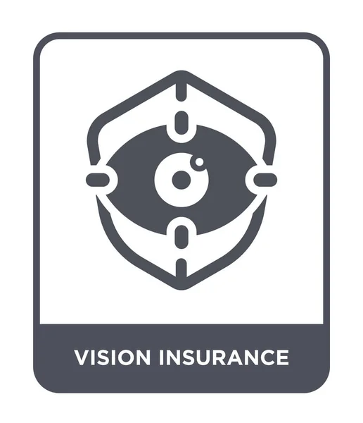 Icône Assurance Vision Dans Style Design Tendance Icône Assurance Vision — Image vectorielle