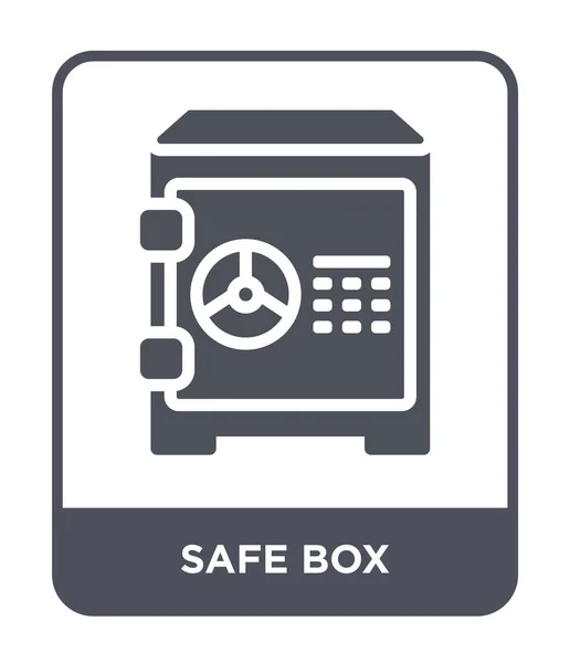 safe box icon in trendy design style. safe box icon isolated on white background. safe box vector icon simple and modern flat symbol.