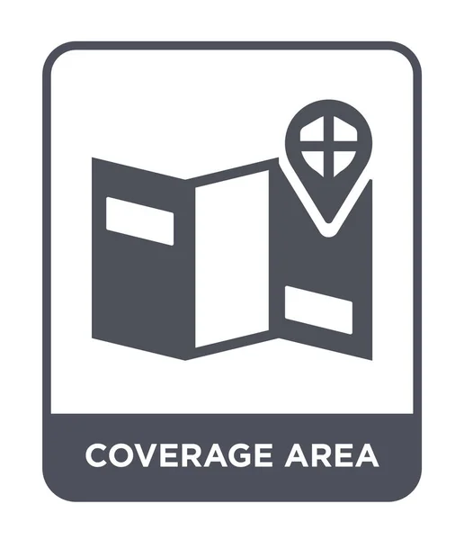 Coverage Area Icon Trendigen Design Stil Reichweitensymbol Isoliert Auf Weißem — Stockvektor