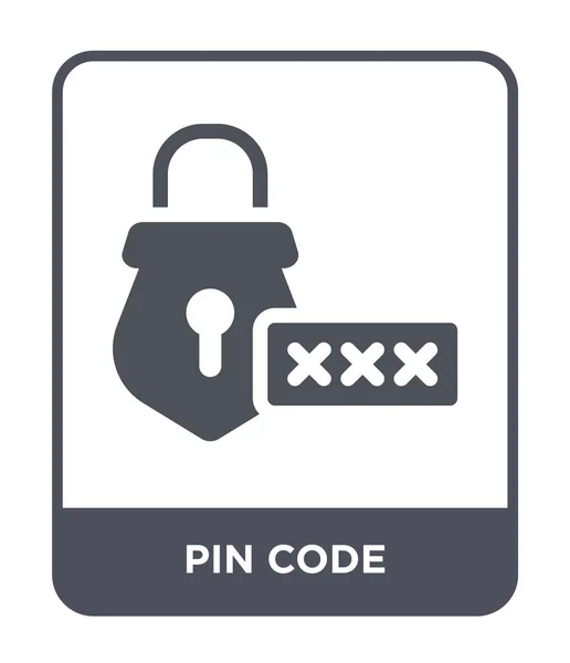 Pin Code Symbol Trendigen Design Stil Pincode Symbol Isoliert Auf — Stockvektor