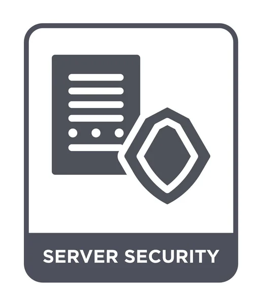 Icono Seguridad Del Servidor Estilo Diseño Moda Icono Seguridad Del — Archivo Imágenes Vectoriales