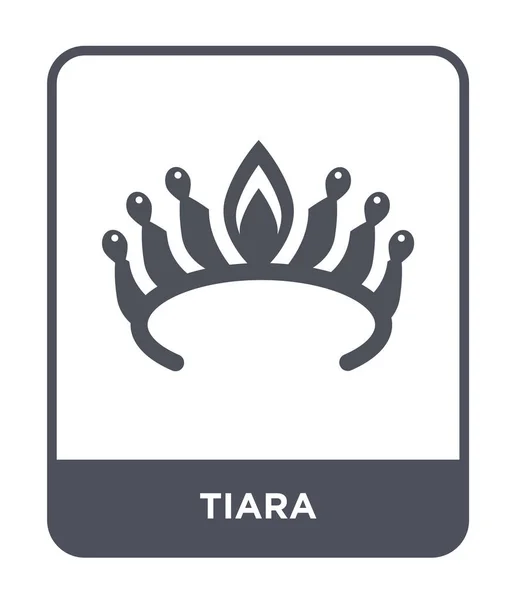 时尚设计风格的皇冠图标 在白色背景上隔离的皇冠图标 皇冠矢量图标简单和现代平面符号为网站 应用程序 Tiara 图标矢量插图 Eps10 — 图库矢量图片