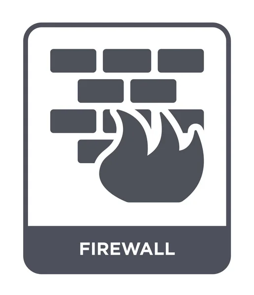 Icono Firewall Estilo Diseño Moda Icono Firewall Aislado Sobre Fondo — Vector de stock