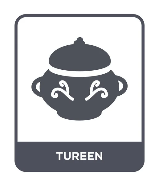 Tureen Icon Trendy Design Style Tureen Icon Isolated White Background — Stock Vector